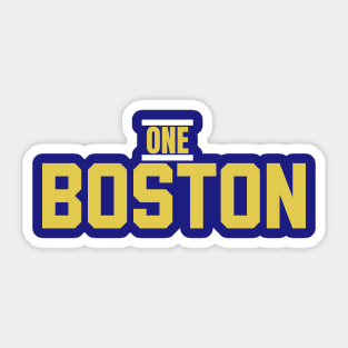 One Boston Sticker